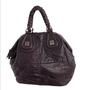 Givenchy medium Nightingale purple satchel